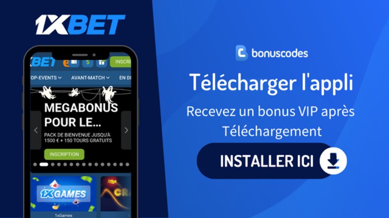 Guide pour télécharger l'application de 1XBET