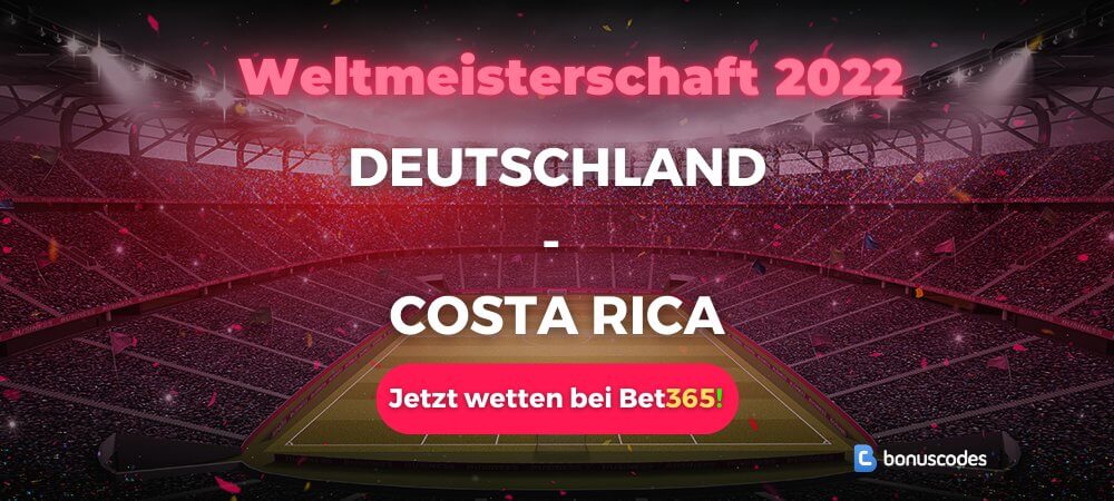 Deutschland - Costa Rica Wettquoten