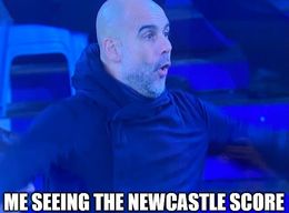 Newcastle score memes