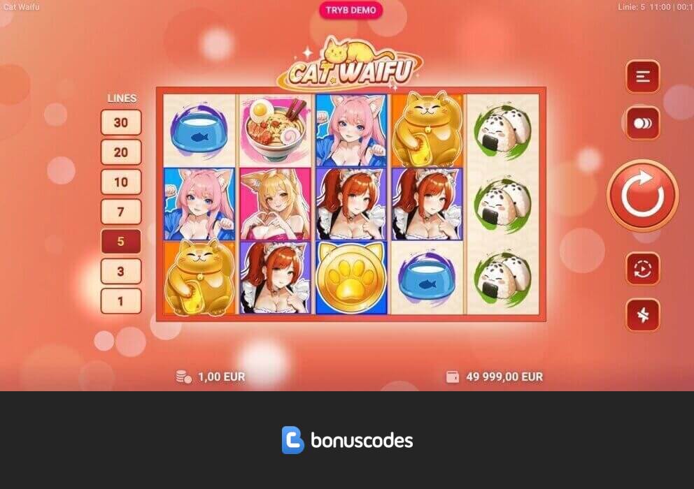 Cat Waifu Slot Free Demo