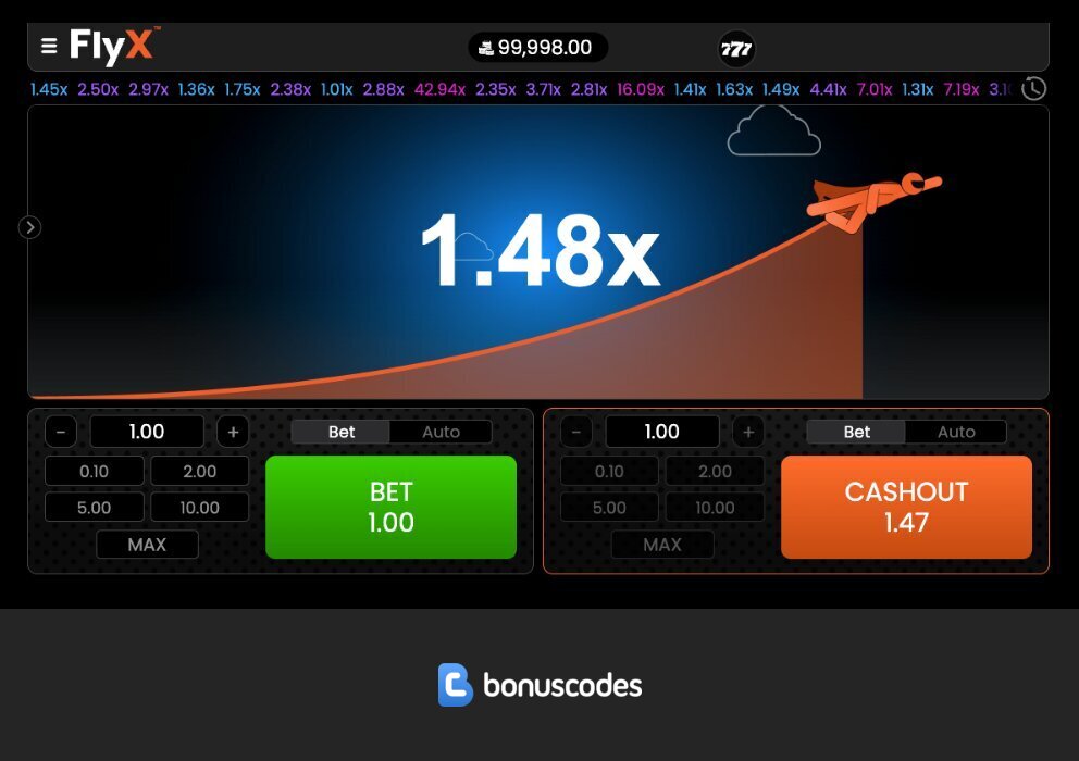 FlyX Casino Game Free Demo