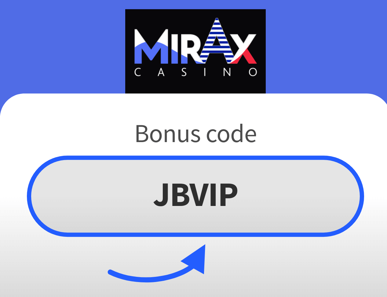 Mirax Casino Bonus Code