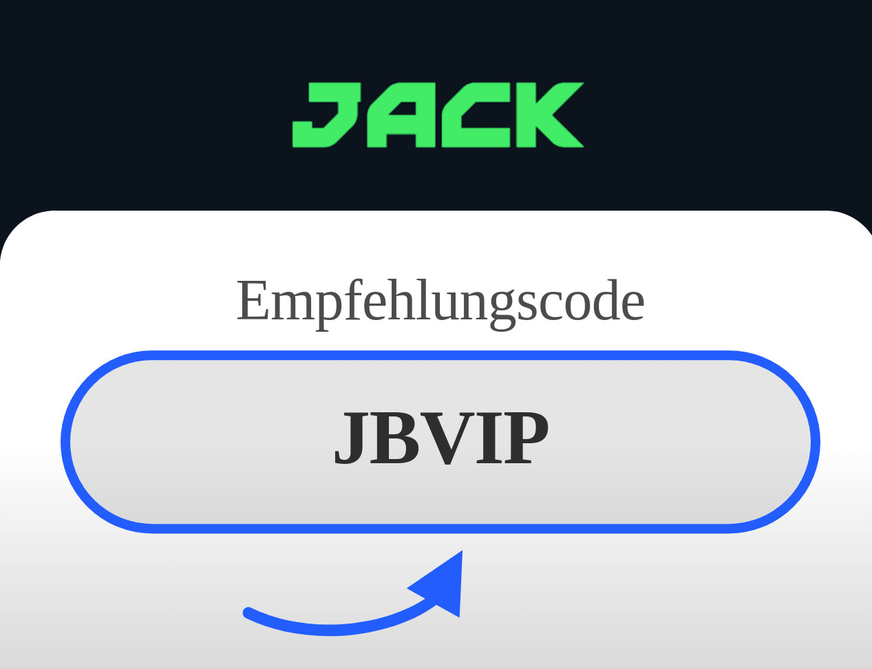 Jack Empfehlungscode