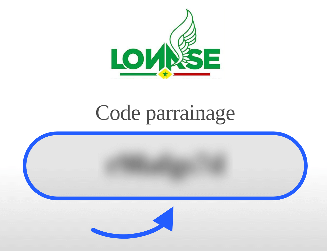 LONASE code parrainage