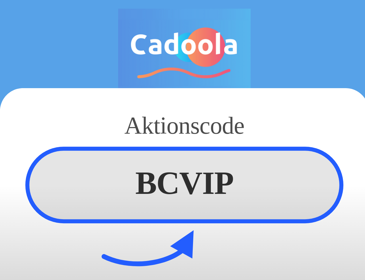 Cadoola Aktionscode