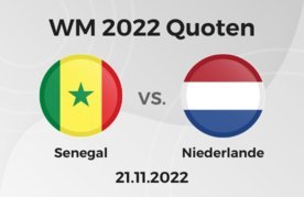 Senegal niederlande wettquoten wm 2022