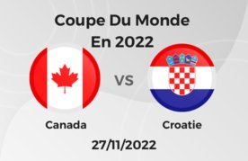Canada croatie cotes en ligne