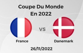 France danemark cdm 2022 paris sportifs