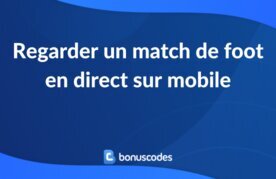 Match en direct smartphone