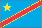 2x3 congo democratic republic flag image  19074