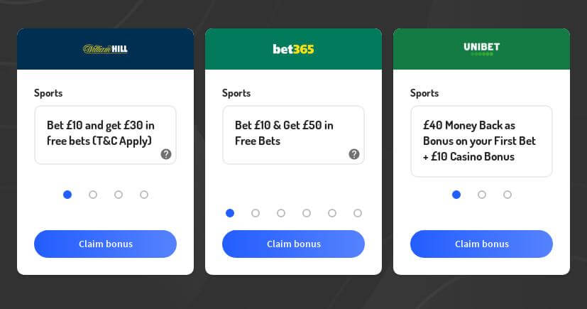 Bonus Codes for Legal Bookmakers and Casinos in the UK