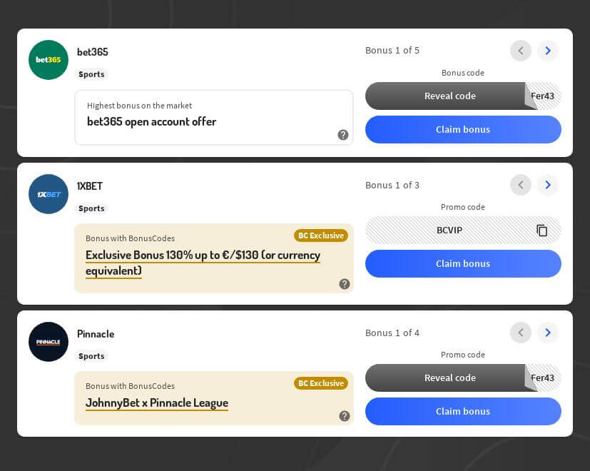 Bonus Codes for Legal Bookmakers and Casinos in Ghana