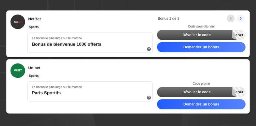 Meilleurs Codes Promo France