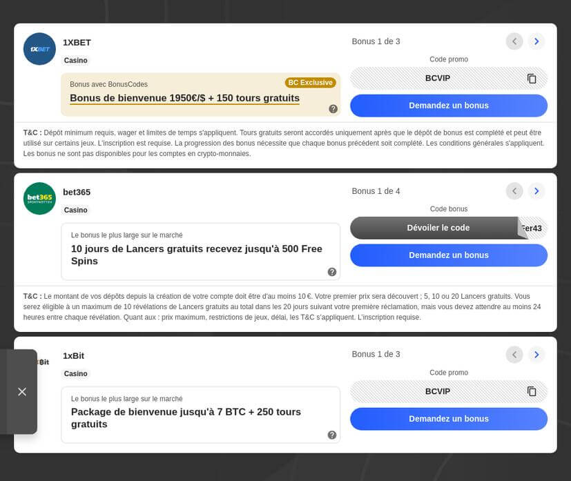 Casinos en ligne avec retraits instantanés