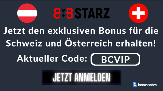Gutscheincode 888starz für Österreich und die Schweiz