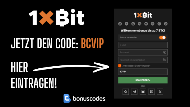 1xBit Gutscheincode