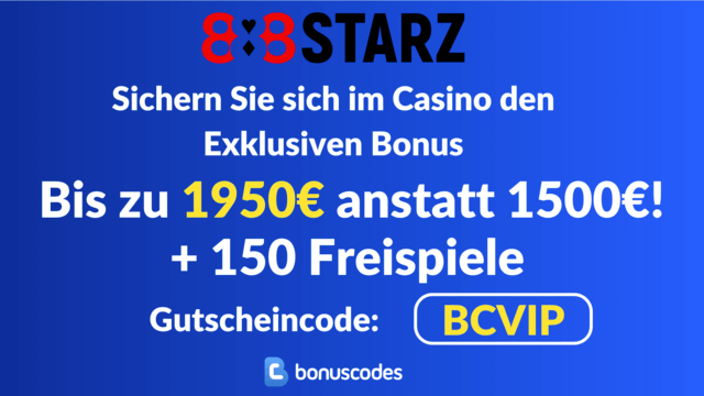 888Starz Casino Gutschein