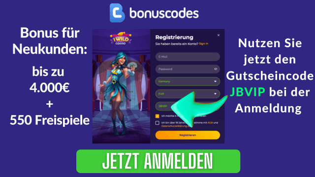 iWild Casino Gutschein