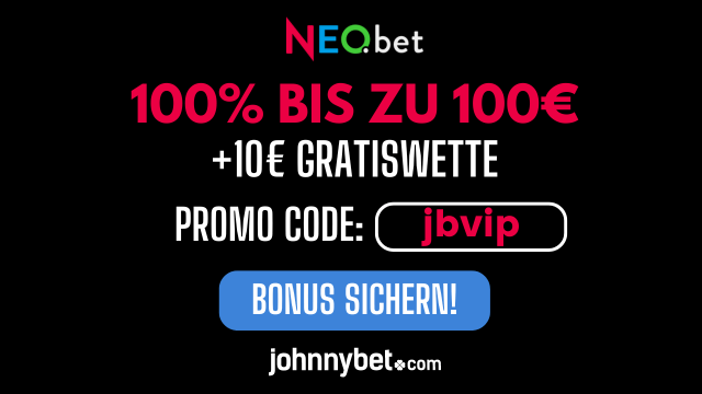 Bonus Code Deutschland für Neobet