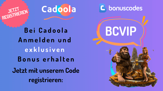 Cadoola exklusiver Bonus mit unserem Code