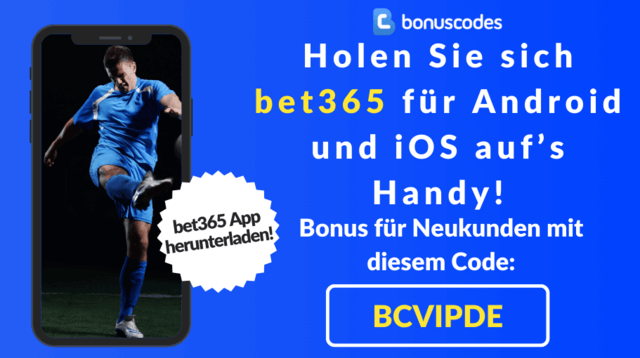 bet365 Bonus für Mobilgeräte