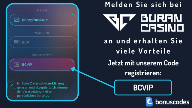 Buran Casino Promocode Anmeldung