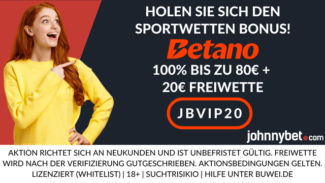 Bonus Code Deutschland für Betano