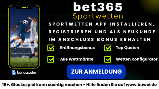 bet365 App Bonus für Neukunden