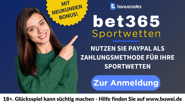 Sportwetten mit PayPal 2025 Bonus