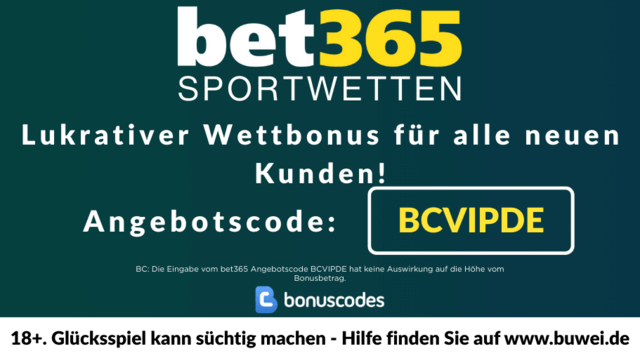 bet365 Angebotscode 2026