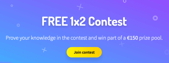 1x2 contest free tipster league prize pool
