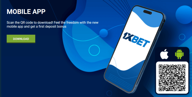 1xbet application for mobile phones