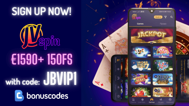 jvspin casino exclusive bonus on mobile