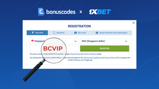 Register with our 1XBET bonus code for exclusive bonuses and much more!