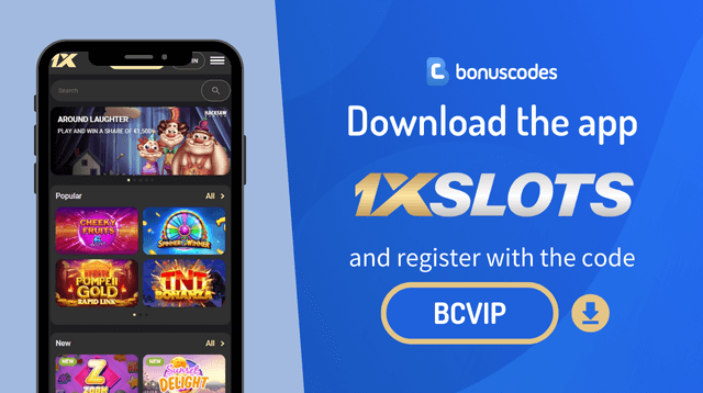 1xslots app bonus code