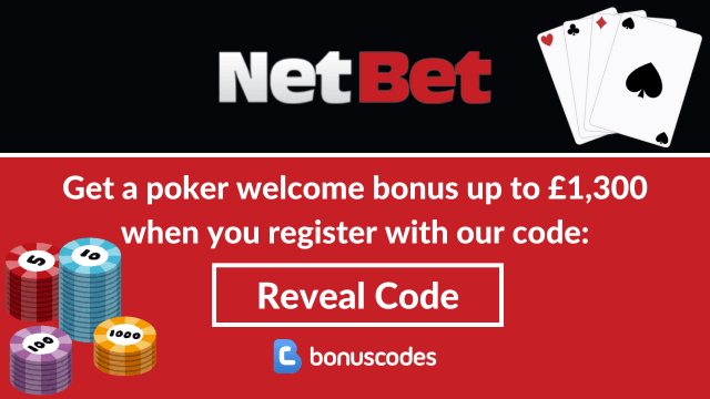 netbet poker sign up promotion