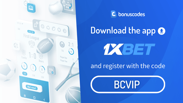 mobile app 1xbet bonus