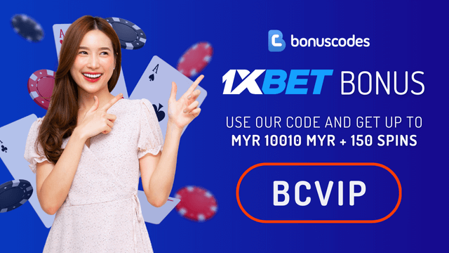 1xbet bonus for new casino players from Malaysia