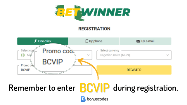 Betwinner Nigeria register welcome bonus 