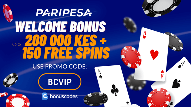 paripesa free spins bonus code 