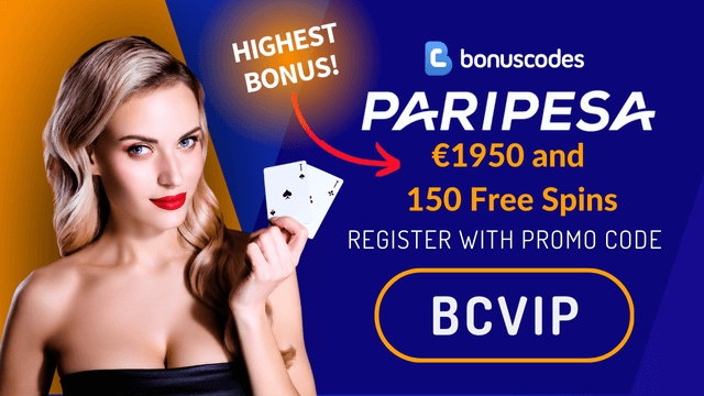 paripesa promo code free spins