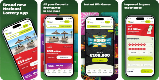 Ireland National Lottery mobile app