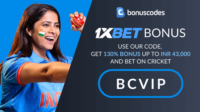 1xbet India cricket betting offer