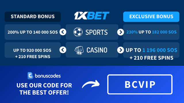 1XBET Somalia exclusive offers