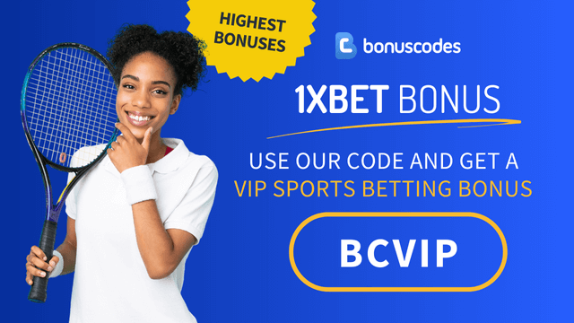 1xbet tennis betting vip promotion