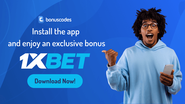 1XBET apk welcome bonus for new users