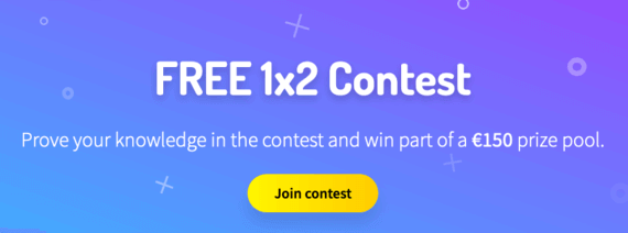 football betting 1x2 contest with prizes