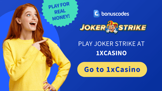 joker strike slot game offer