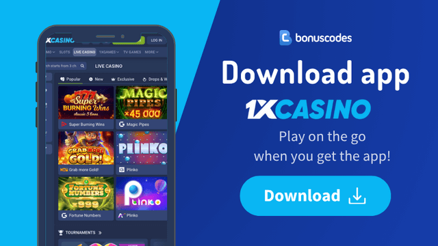 app download 1xCasino