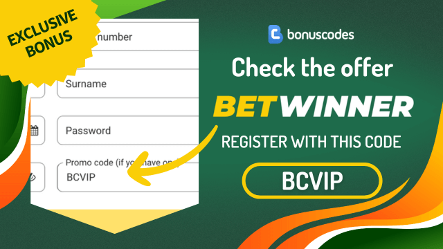 betwinner promo code india registration